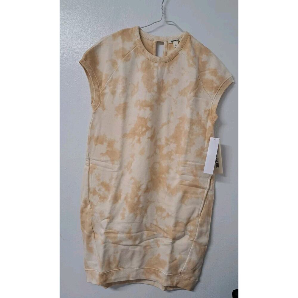 Goodthreads Women's Heritage‎ Fleece Sleeveless Cocoon Dress with Pockets Size M